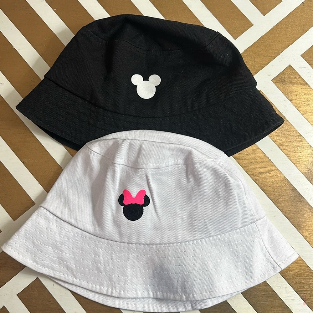 Minnie and Mickey Bucket hats